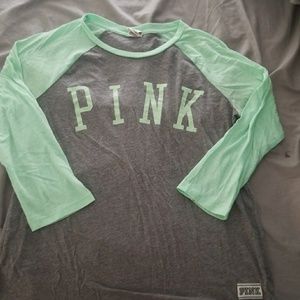 PINK Baseball tee